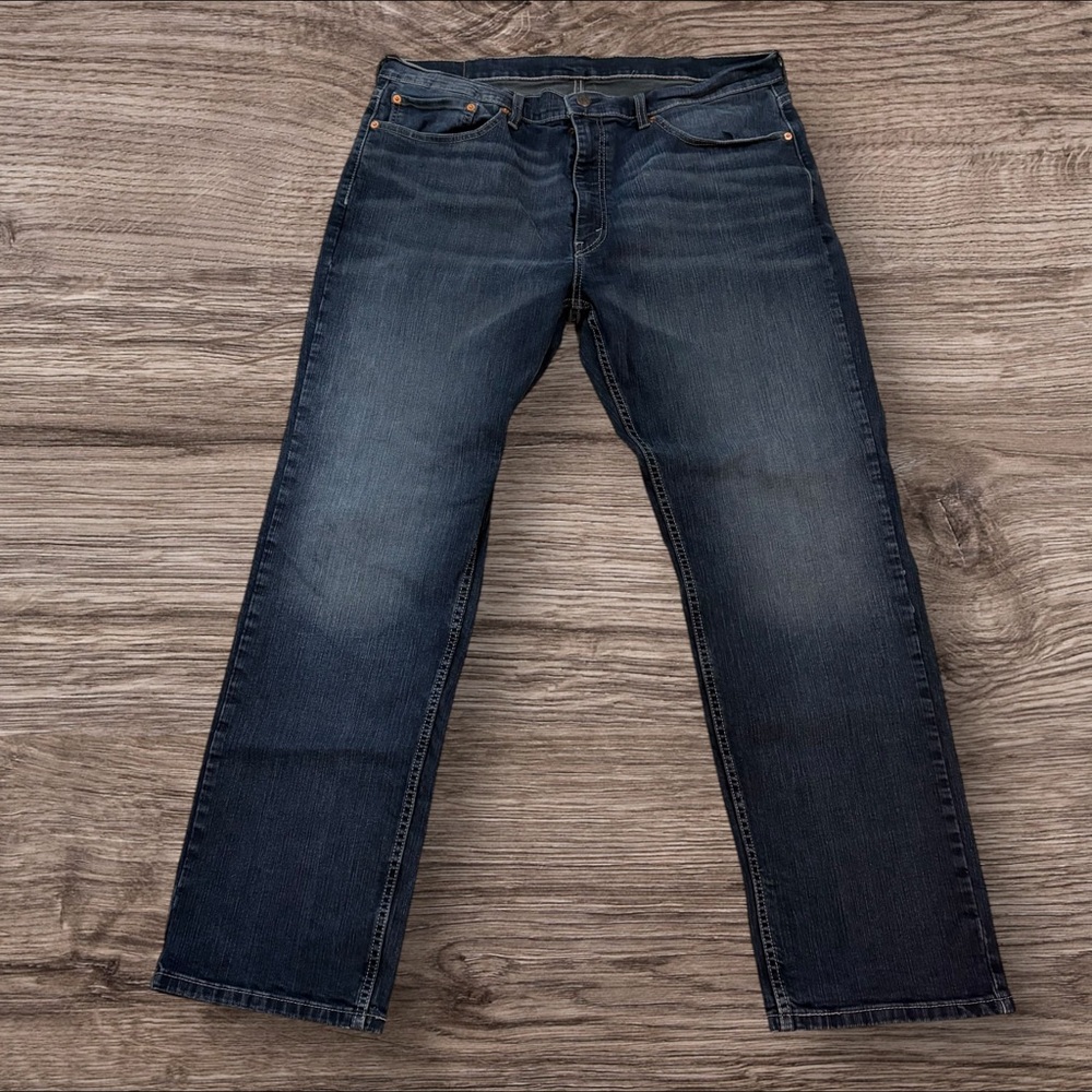 Vintage Levis 559 Jeans 38 x 32 Dark Wash Straight Blue Red Tab Denim (373)